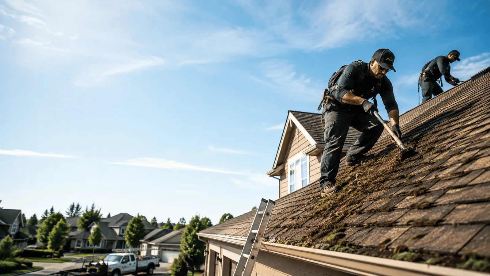 Roof Moss Removal in Old Glory, TX near me